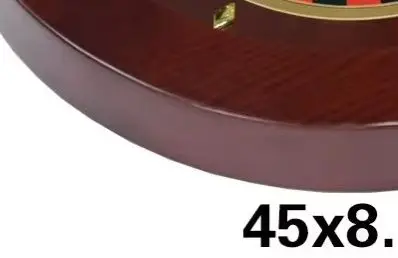 Russian Set  Solid Wood Inch Professional Game Board Wooden Casino Roulette Wheel