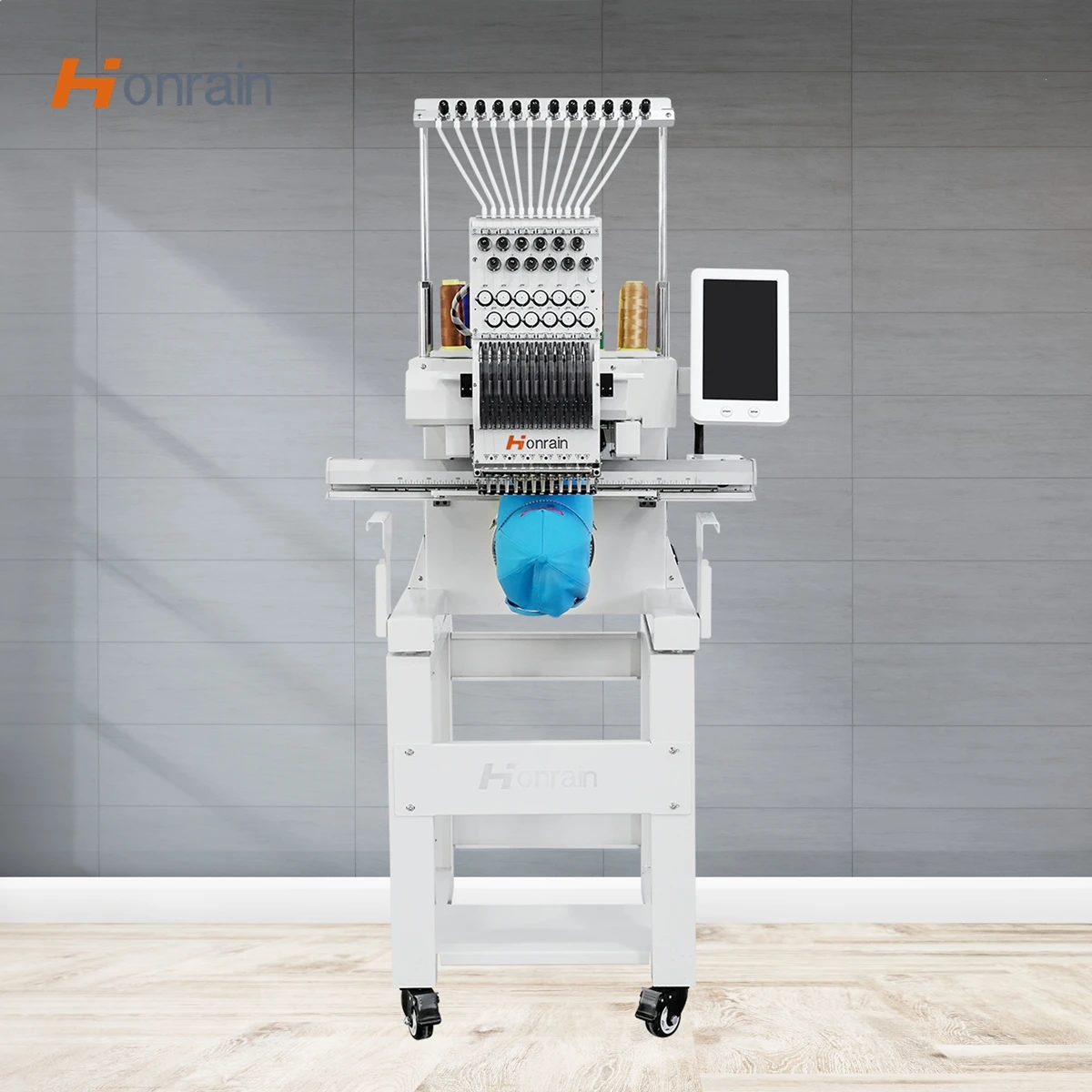 HONRAIN HR-C1201 Multi Functional Computer Embroidery Machine Commercial Single Head Automatic Embroidery Machine