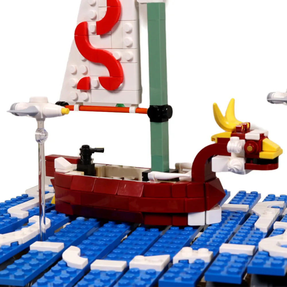 

Custom MOC: C7999 Adventure on the Great Sea Model 731 Parts from Game