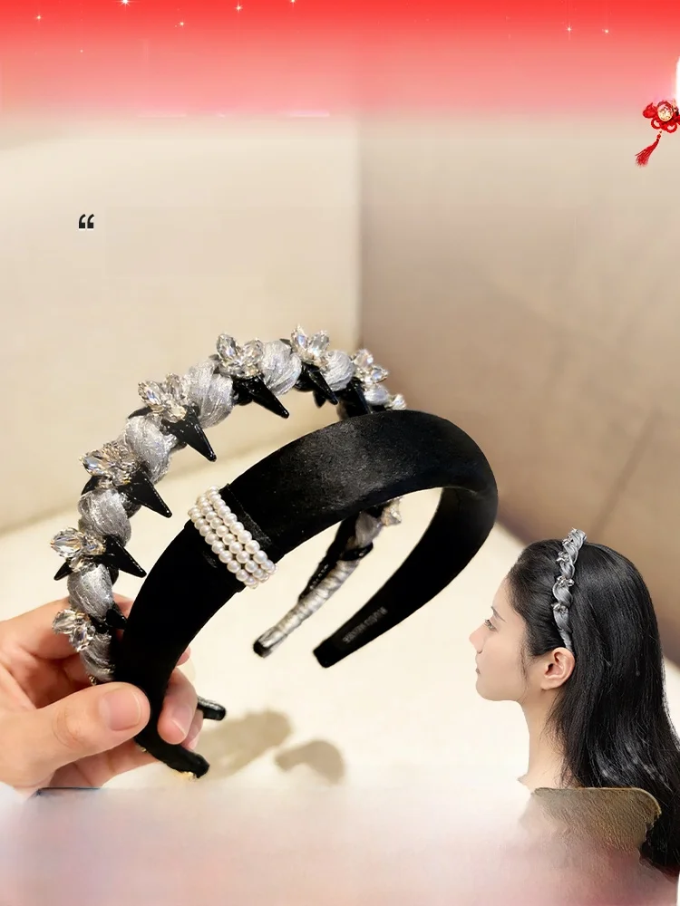 faionable-high-top-hairband-headwear-lo-daily-face-wa-outwear-pearl-embellished-french-sle-adult-hair-accessory