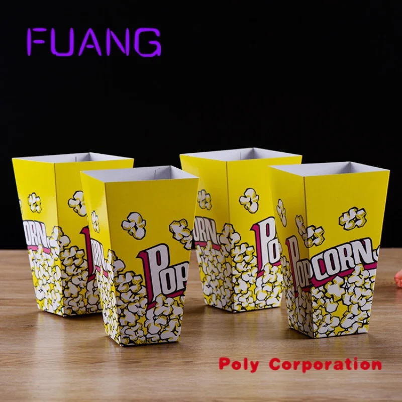 Custom  Wholesale disposable custom takeout restaurant food packaging popcorn french fries takeaway fried chicken paper bucket