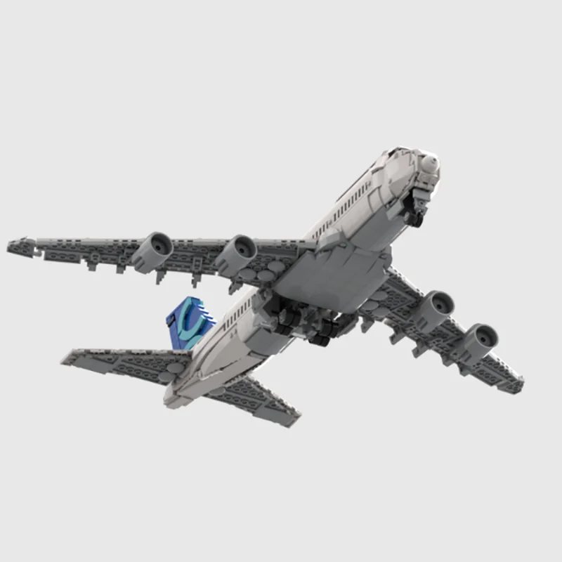 Urban Aircraft Series Moc Building Blocks Boeing 747 Airplane Model Technology Bricks Assembly Holiday Construstion Gifts Toy