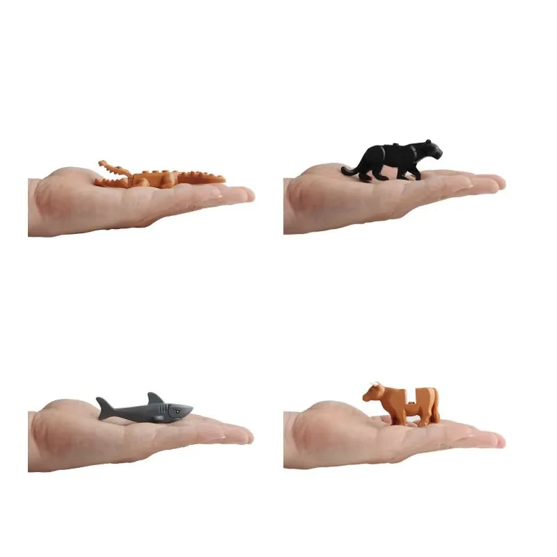 2025 New Classic Toy Building Blocks Animal Bricks Educational Model Girl Christmas Gift Toys For Kid Baby Children Duploe