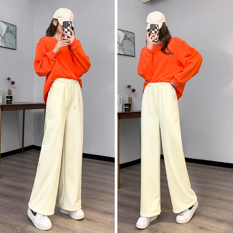 กางเกงขายาวทรงขาบานสไตล์โบฮีเมียนสำหรับผู้หญิง ฤดูร้อน แห้งเร็ว ตัดต่อผ้า ยืดหยุ่น น่ารัก สไตล์คนเมือง มีเชือกผูกเอว ระบายพลิ้วไหว ลุคสบายๆ ชิคๆ สไตล์สาวออฟฟิศ