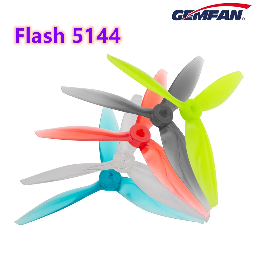 

Flash 5144 5 дюймов 3-лопастной пропеллер Gemfan для FPV RC Drone 2207 2208 2306 Бесщеточный реквизит двигателя 4 пары/8 шт. аксессуары «сделай сам»