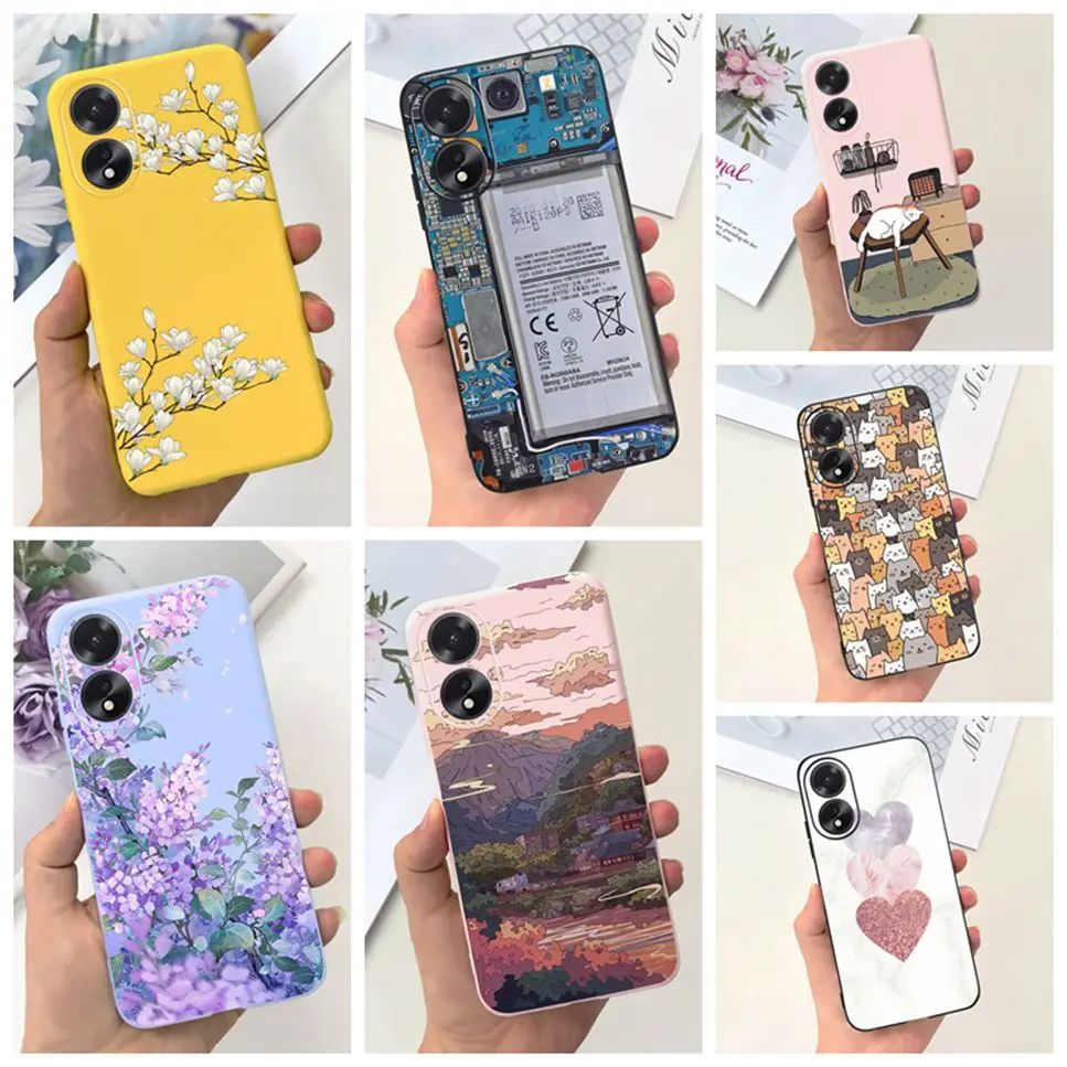 For OPPO A38 4G CPH2579 Case A 38 6.56