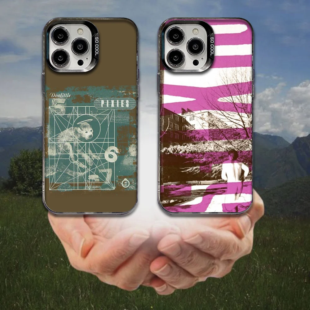 

P-Pixies Band Doolittle Phone Case For iPhone 16,15,14,13,12,11,8,7,Pro,Max,Plus,Mini,XS,SE Anti Fall Black Matte Hard