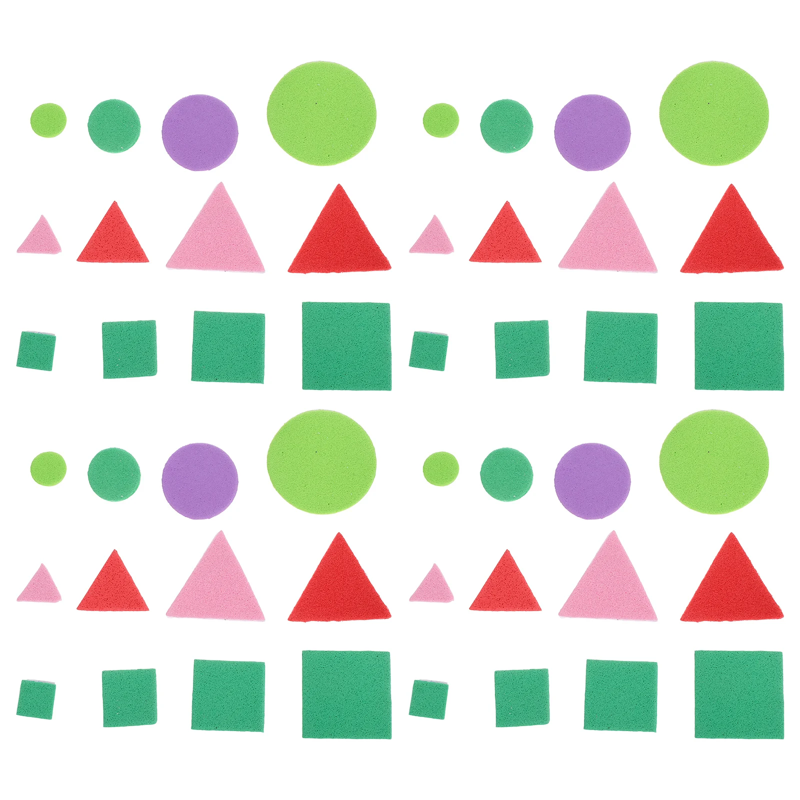 

960pcs 'S Stickers Foam Geometric Shape Self-Adhesive Craft Decorative Scrapbooking Classroom Preschool Reusable Wall