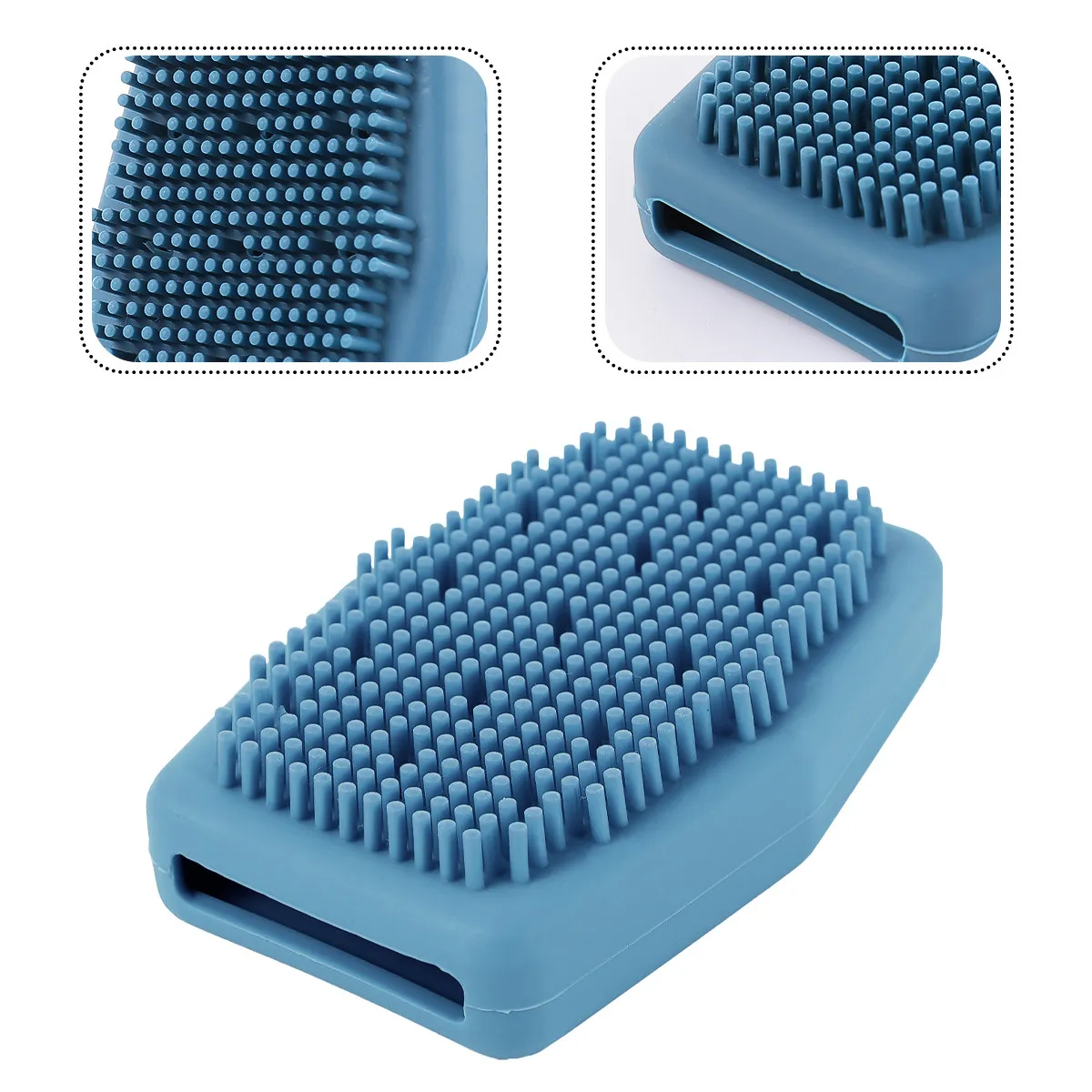 Silicone Baby Shower Brush Soft Gentle Deep Clean Massage for Newborn Toddler Bath Body Washing Safe Skin Friendly Travel Size