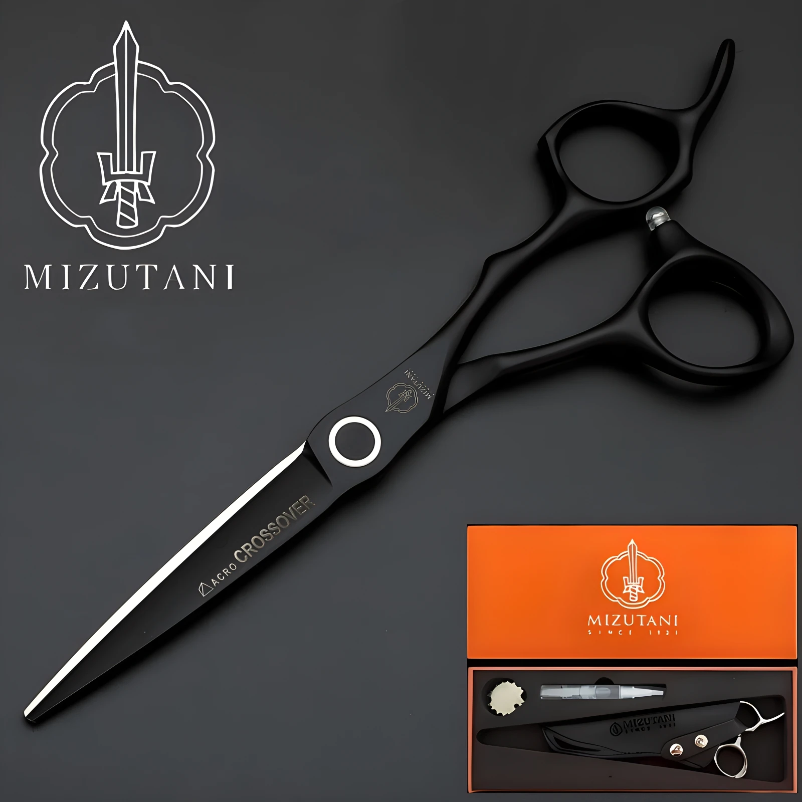 

MIZUTANI barber scissors 6.2/6.7 inch VG10 material scissors Sharp and wear-resistant Barber professional hairdressing scissors