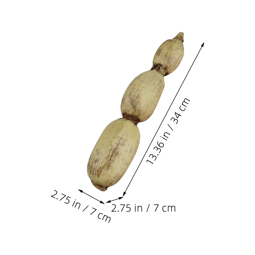 

Artificial Lotus Root Decoration Lifelike PU Fake Vegetable Props for Table Garden Party Thanksgiving Display Simulated Model