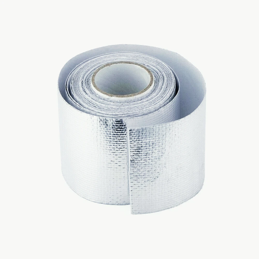 1Pcs Heat Shield Wrap Tape Exhaust Pipe Adhesive Reflective Aluminium 5cm×5m Auto Engine Parts UK Car Accessories