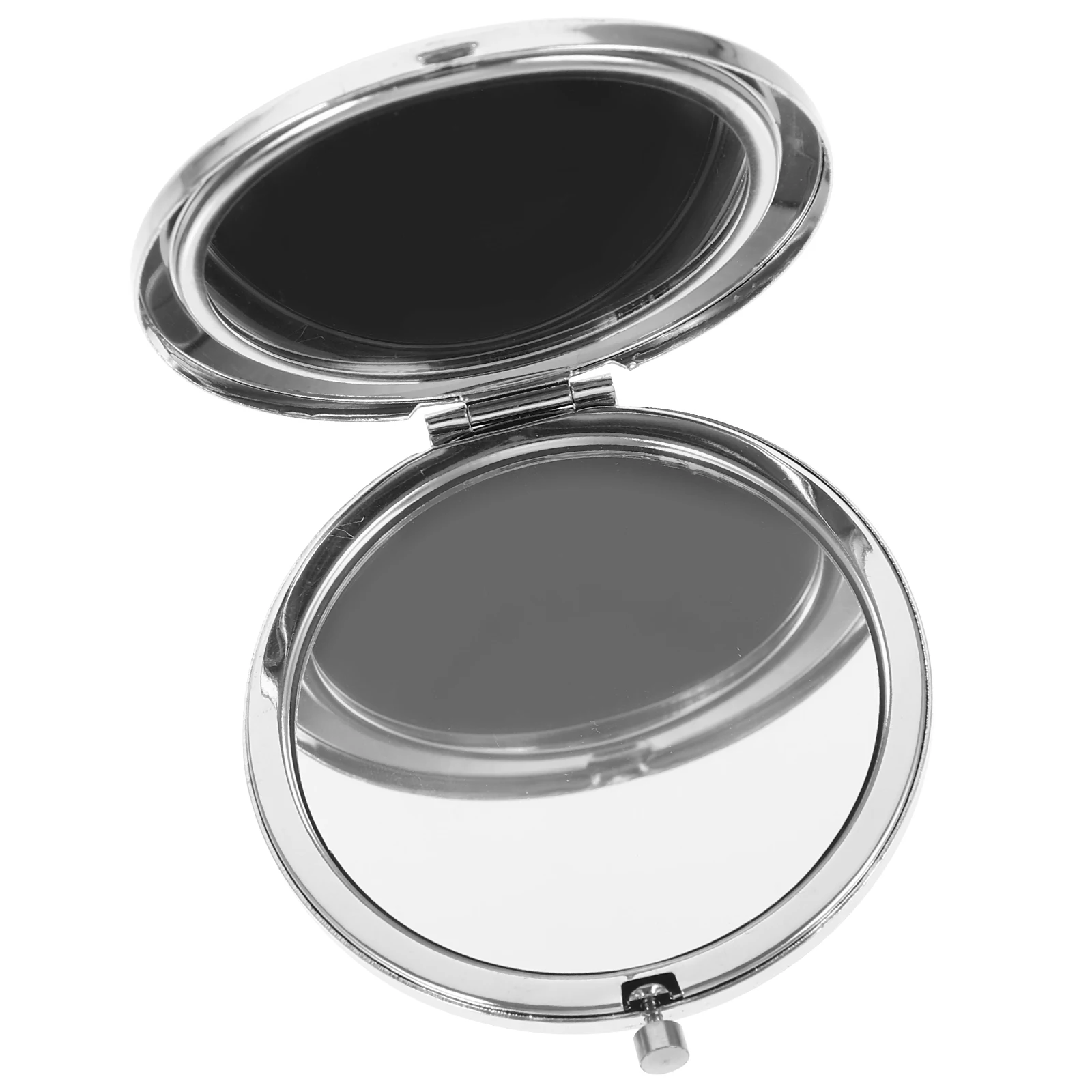 

Portable Makeup Mirror Compact Crystal Purple Round Double Sided Foldable Hand Mirror Small Travel Lightweight Pocket