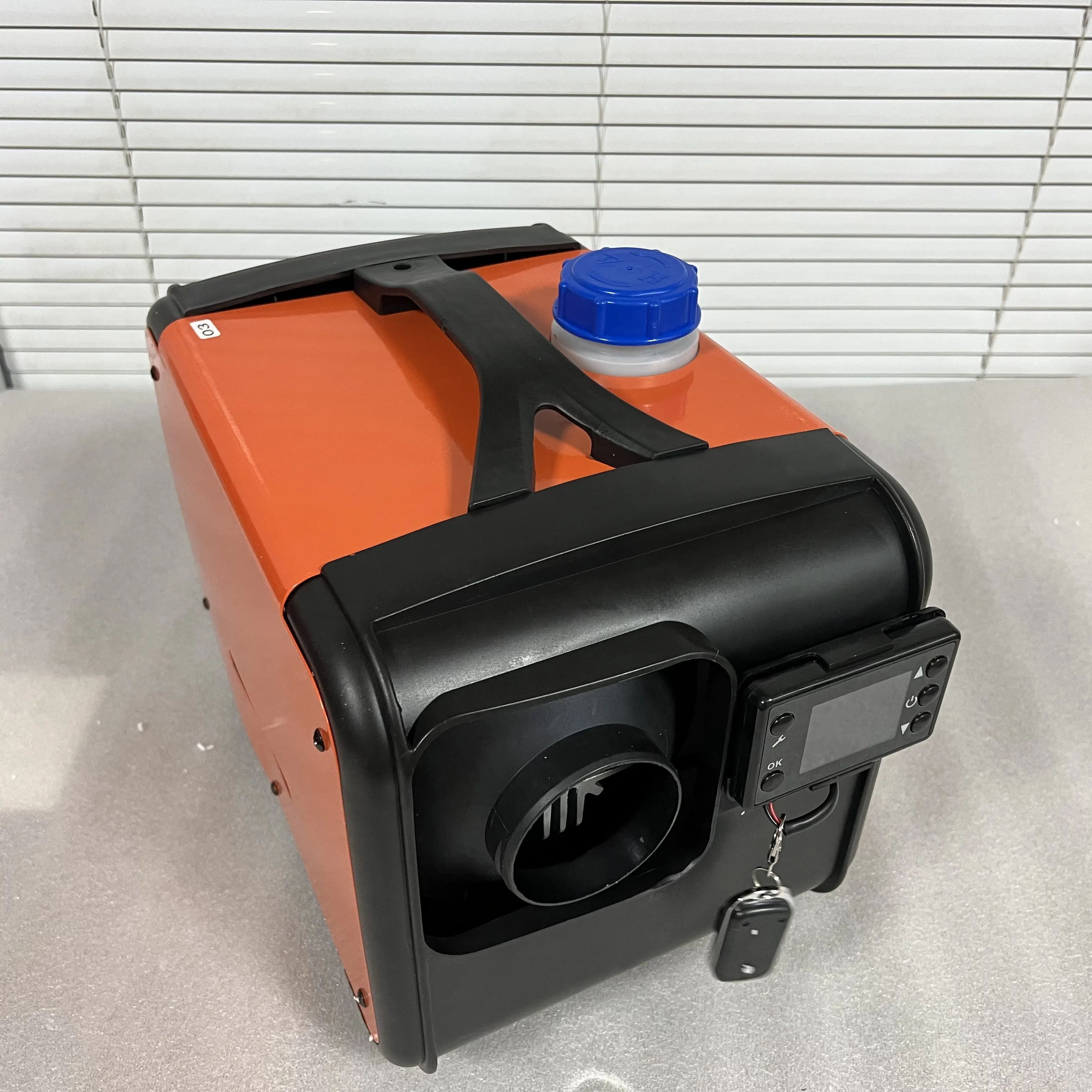 سخان وقوف السيارات بالديزل 12 فولت/24 فولت - شاحنة 2 كيلو وات/5 كيلو وات وسخان هواء للسيارة مع نظام تسخين الوقود، ترموستات قابل للتعديل للاستخدام الشتوي)