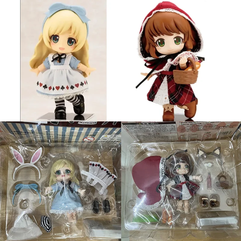 Alice Fairy Tale Story Alice in Wonderland Cu-poche friends Alice Bunny Small Red Hat Riding Hood Action Figrue Model Toys