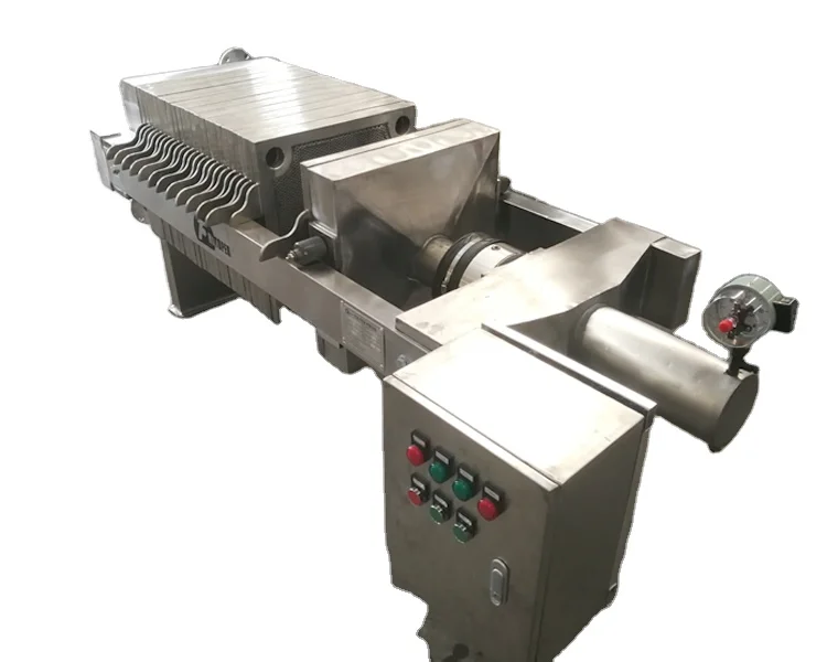 Plate and frame oil filter press, also various sludge dewatering screw equipment for solid and liquid separation