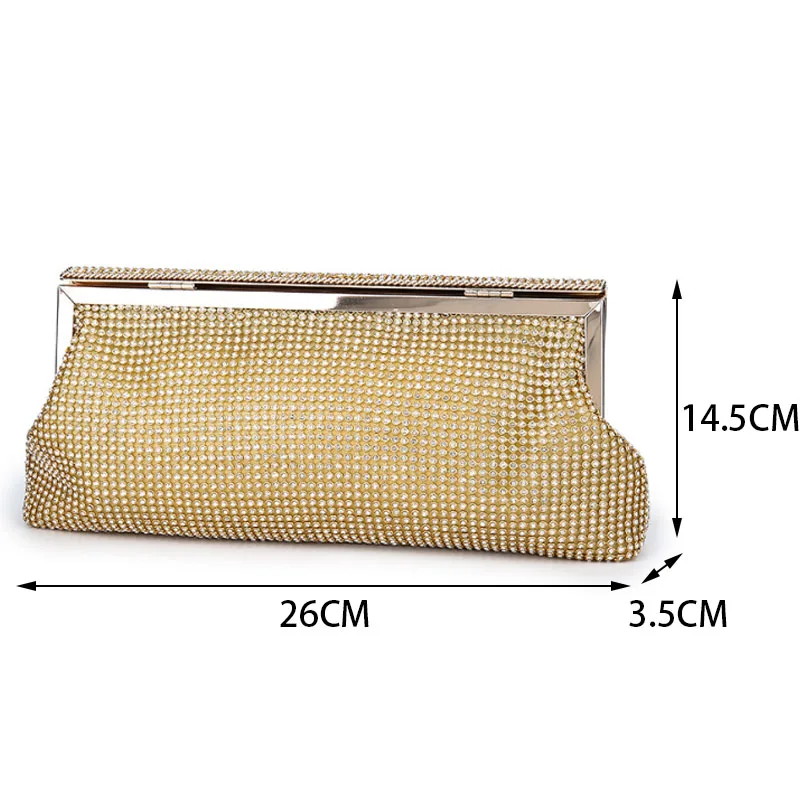 Luxury diamond studded women bag new party bag evening dress handbag women crossbody bag sequin clutch bag