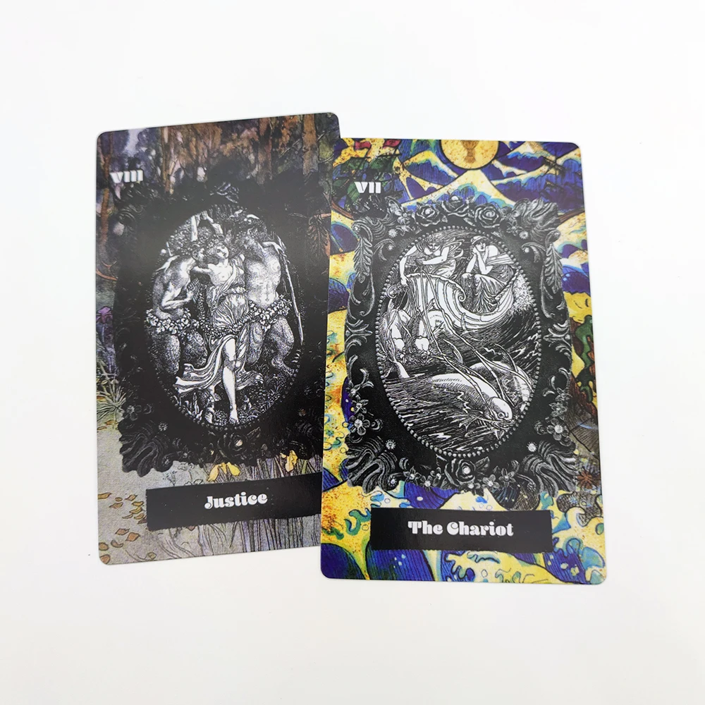 NEW 12x7CM Seawitch Divination Tarot Deck | English Edition | 78 Card Tarot | Mermaid Tarot | Marseilles | Standard Size Deck