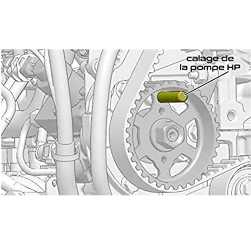 4PCS Engine Timing Pins Locking Tool Kit For 1.4 and 1.6 HDI / TDCI PSA Peugeot / Citroen /  Ford / Volvo / Mazda / Suzuki