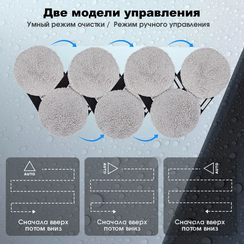 Window Cleaning Robo Glass Cleaner with Auto Smart Water Spray Automatic  Wet and Dry Cleaning