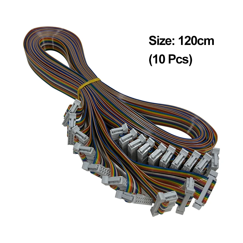 Imagem -06 - Cabo de Dados Liso da Fita da Cor do Pino do Passo 16 de 20 Peças 2.54 mm para Conectar Módulos e Receber Cartões
