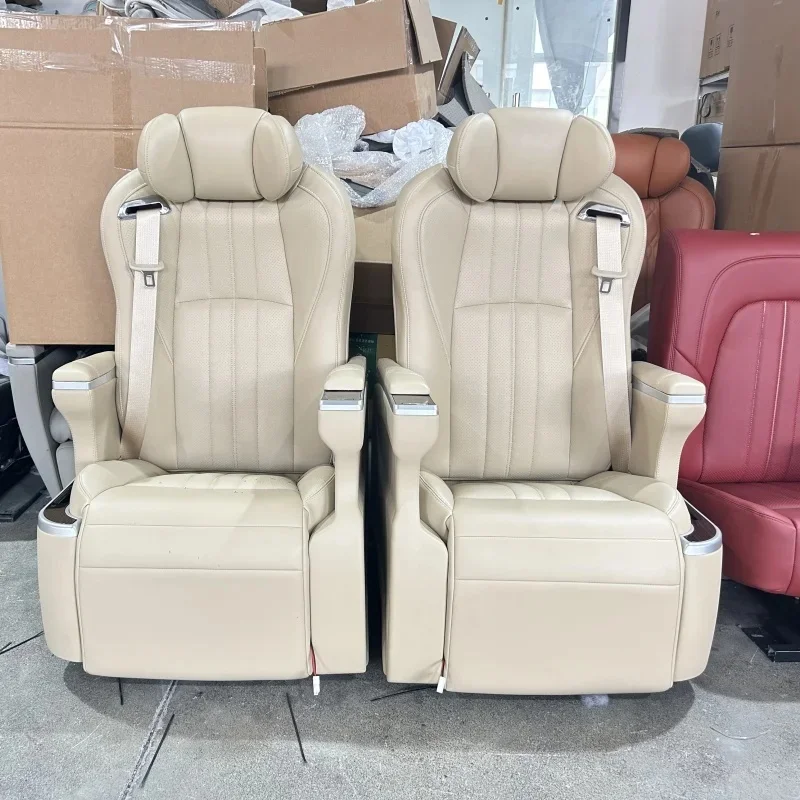 High Quality Electric Luxury VIP Car Seat Ventilated Reclining Massage Swivel Adjustable Seat For MPV Van Auto Interior