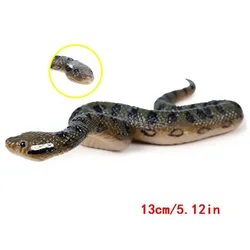 Fake Realistic Rubber Toy Snake North Us Green Anaconda Scary Halloween Props  prank toys  funny gift  halloween games
