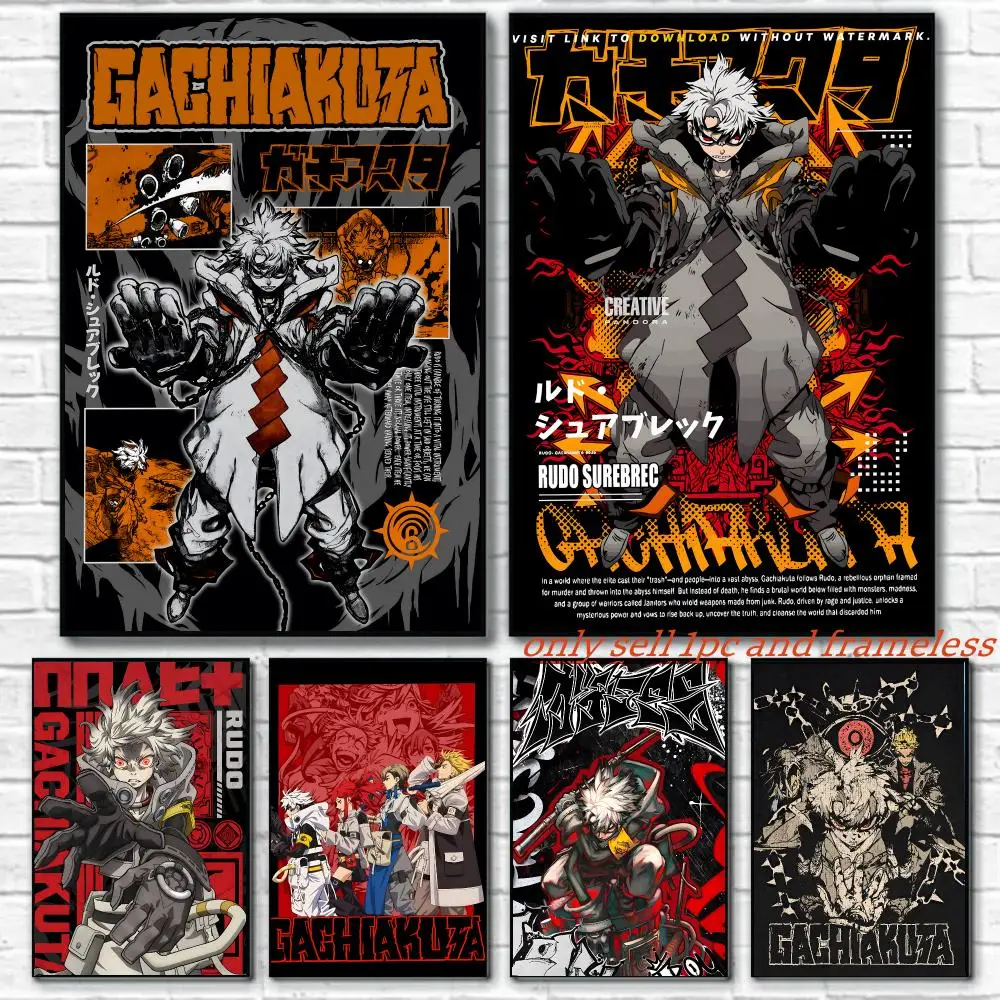 Dark fantasy Comic G-GACHIAKUTA Poster HD Poster Wall Art interior Hallway Home Decoration Holiday Gifts