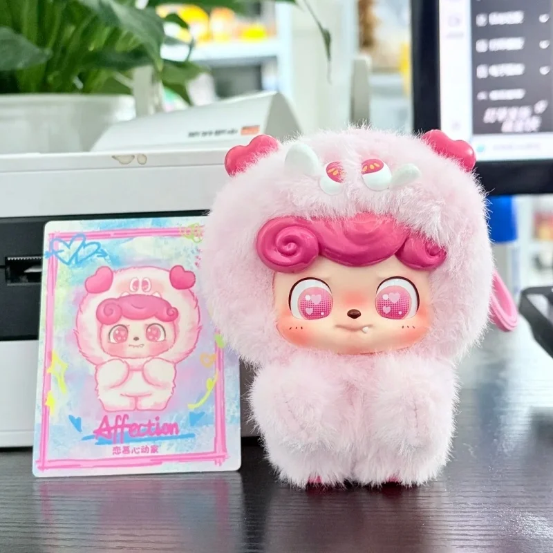 

Новое поступление, оригинальная эмоциональная волосатая монстра Qbao, серия слепая коробка, кавайная виниловая кукла, игрушка, орнамент, загадочная коробка, подарок на день рождения для девочки