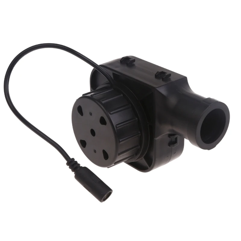 12V EU/US Plug 7530 with Round Head Air Turbo Blower 5500RPM High Air Volume Speed Controller Outdoor Barbecue Grill Fa