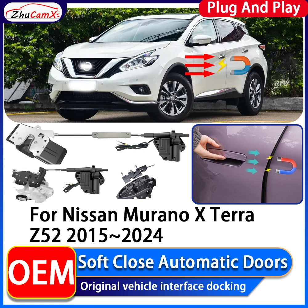 

ZhuCamX OEM Electric Suction Power Soft Close Car Door Automatic Door Closing System For Nissan Murano X Terra Z52 2015~2024