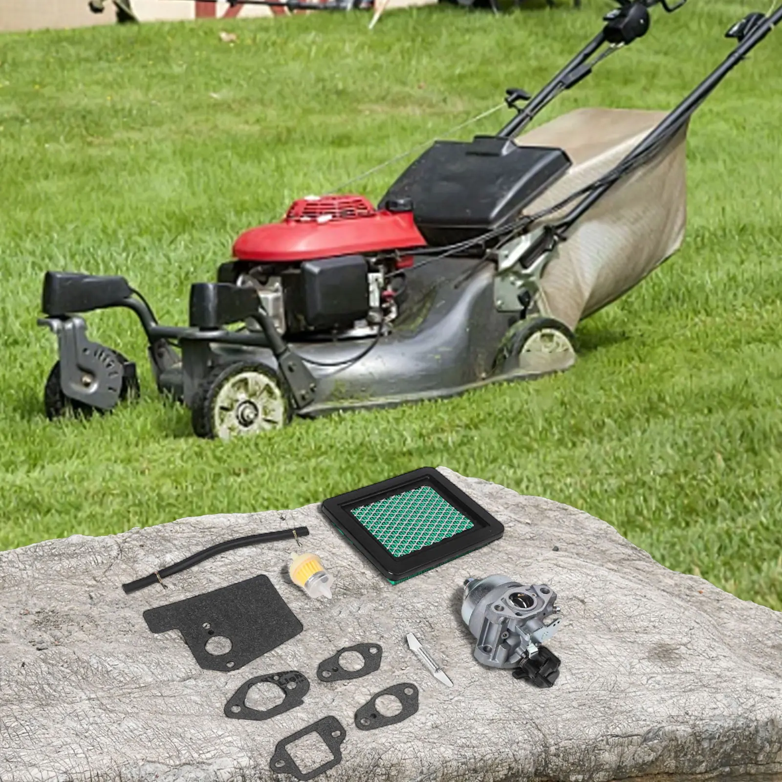 

Комплект пластиковых и металлических деталей карбюратора, запасные части для ремонта с простой установкой и прокладками, замена деталей для Honda 16100-Z8B-841