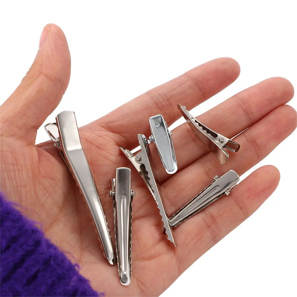 Portable Women With Teeth Fashion Single Prong Hair Clips Alligator Hairpin Hairdressing Styling Tools