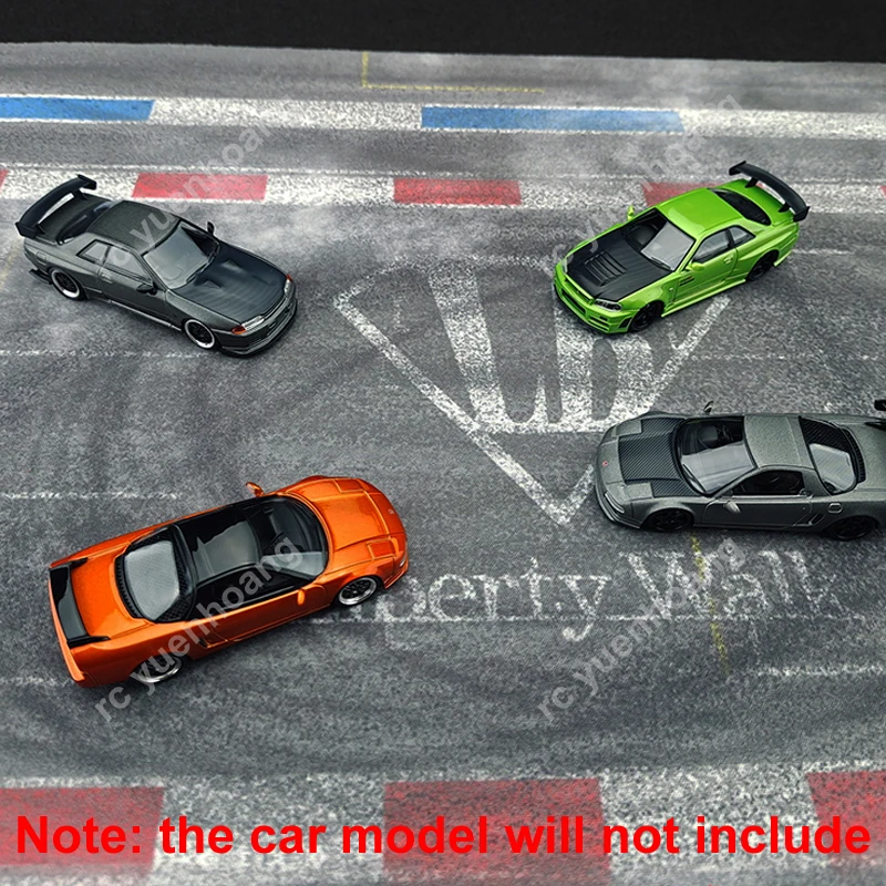 1PCS 60x30cm 레이싱 드리프트 매트 시뮬레이션 레이싱 트랙 장면 마우스 패드 장식 오너먼트 촬영 소품 (1/64 스케일 자동차 모델용)