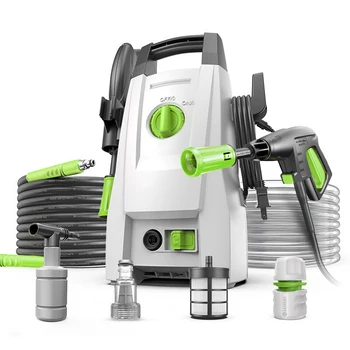 가정용 고압 물총, 휴대용 세탁기, 1400W, 220V, 100Bar, 8L/min
