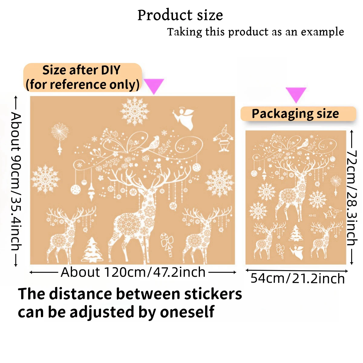 1 Adesivo de Natal para Janela - Snowflake Window Decal avaliação e preço