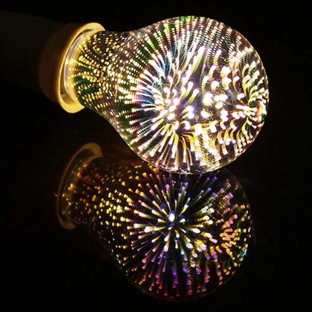 

E27 Smd 2835 Led Light Bulb Colorful Decorative Firework Effect No Uv Ir Radiation Environmentally Friendly Home Cafe