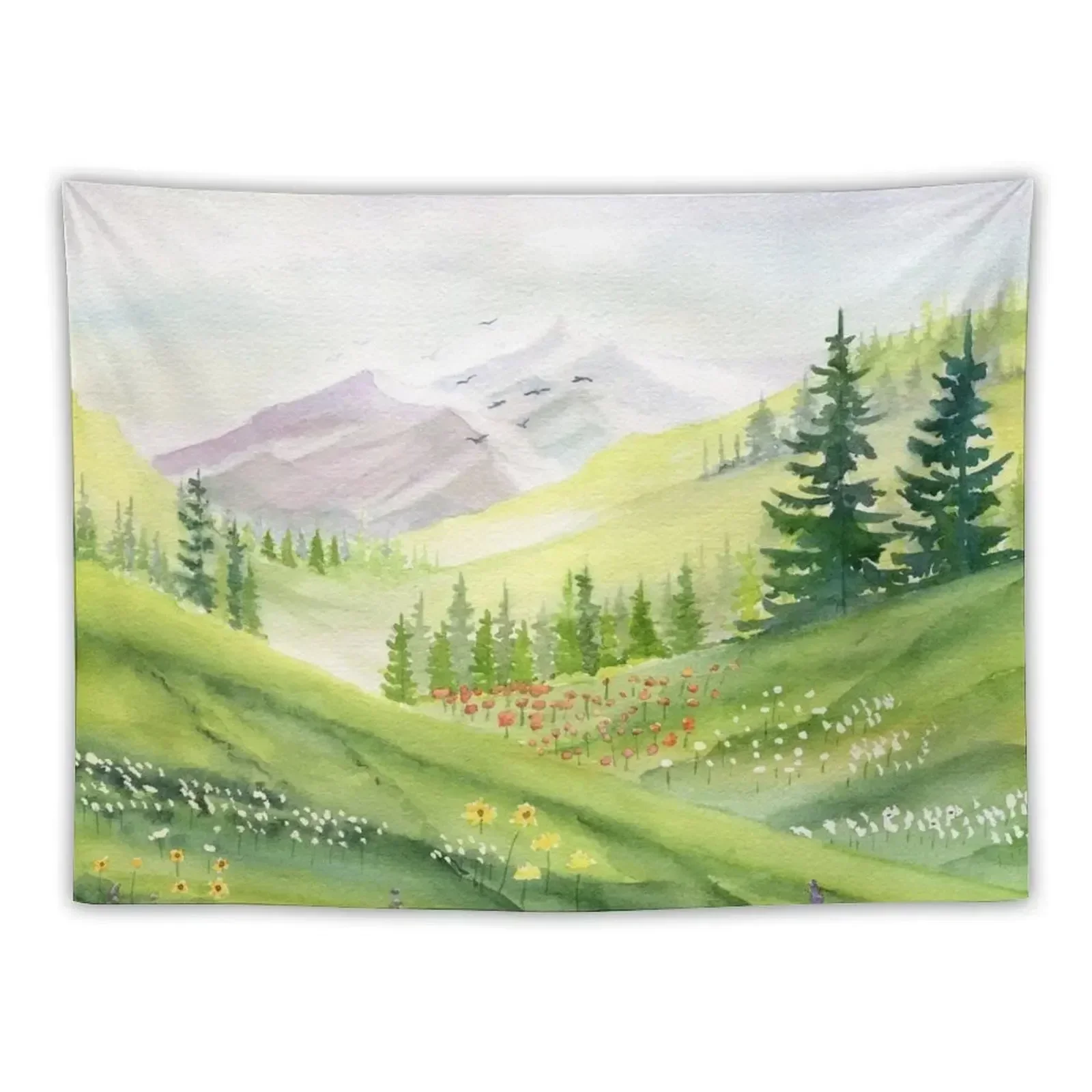

Mountain Morning 2 Tapestry Wallpapers Home Decor Aesthetic Home Decor Tapestry