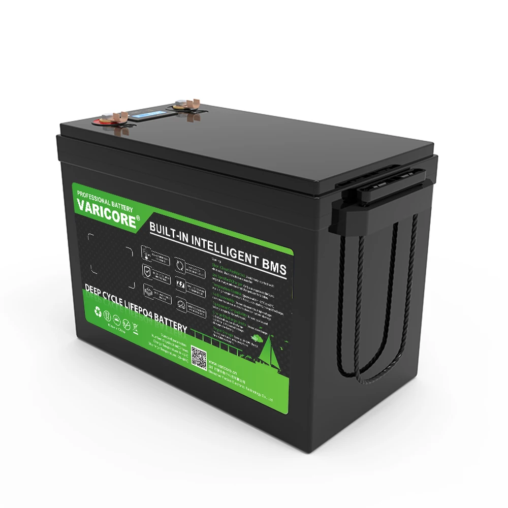 VariCore 48 فولت/58.4 فولت 50AH LiFePO4 بطارية 16 سلاسل ليثيوم فوسفات الحديد عالية الطاقة المولد الطاقة الشمسية عربة جولف يخت