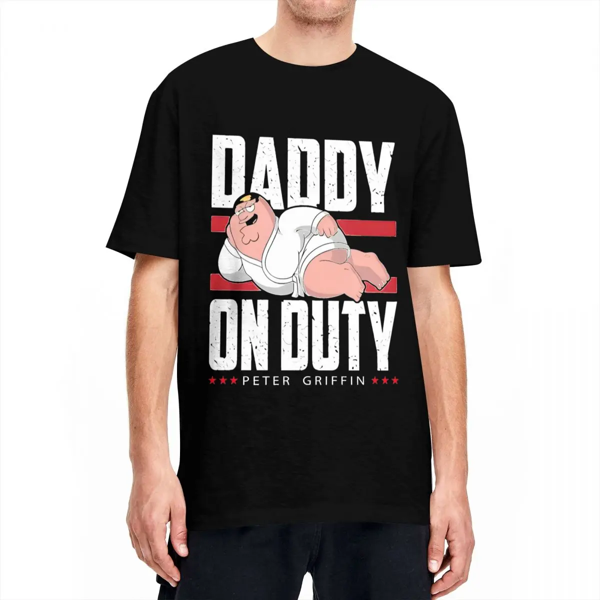 Families Guys Daddy On Outy T-Shirt for Men Women Casual 100% Cotton Tee Shirt Crewneck Short Sleeve T Shirt New Arrival Tops