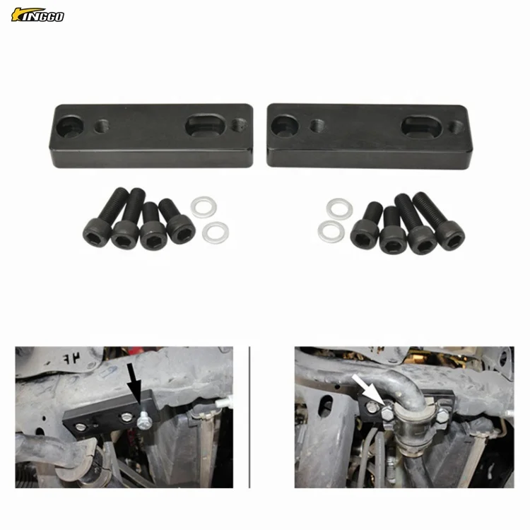 Front Suspension Aluminium Billet Sway Bar Mounting Bracket Kit For Toyota Hilux Revo view 5