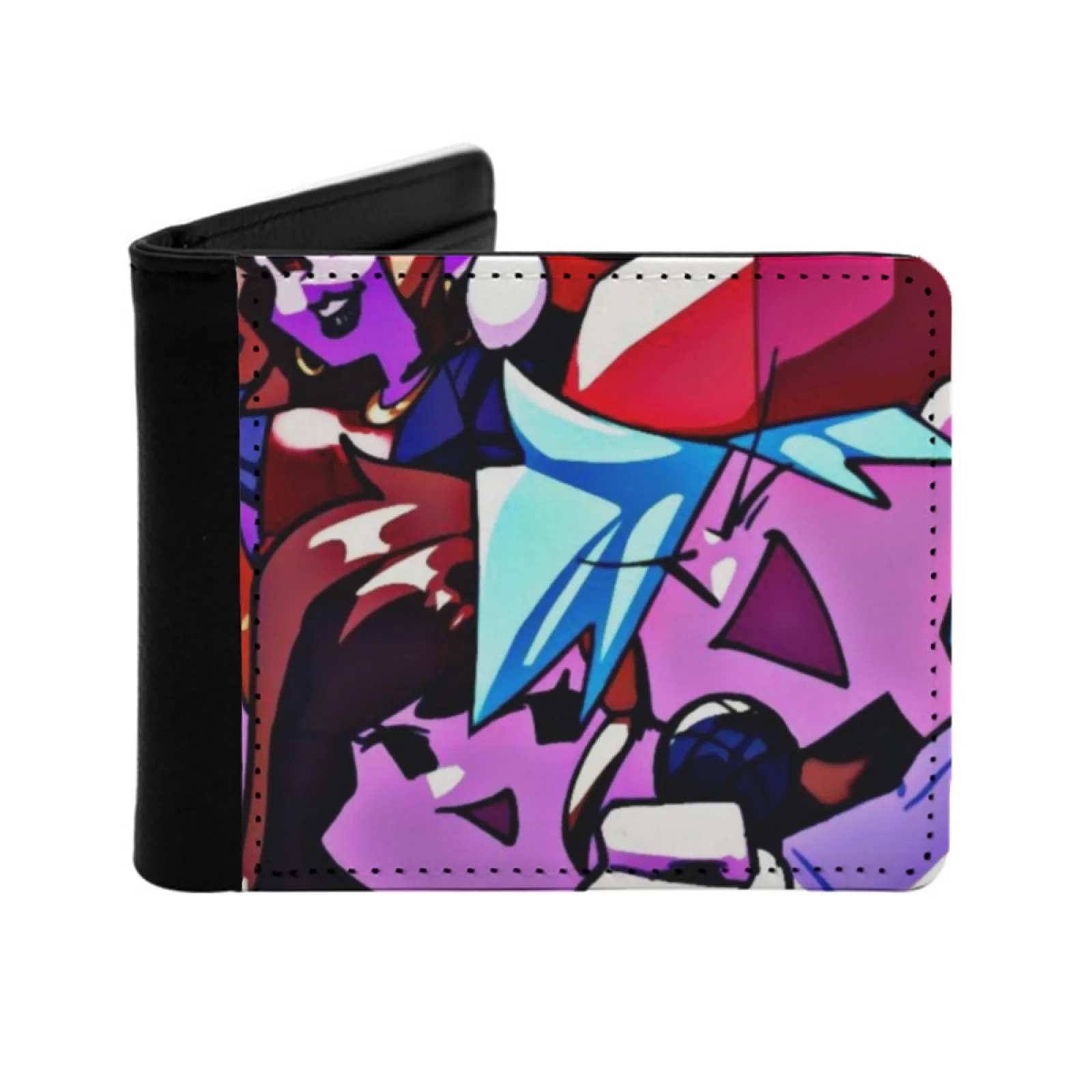 

Friday Night Funkin Персонажи Fnf Новый мужской кошелек Короткий модный кошелек из искусственной кожи Кошелек с несколькими картами Friday Night Funkin