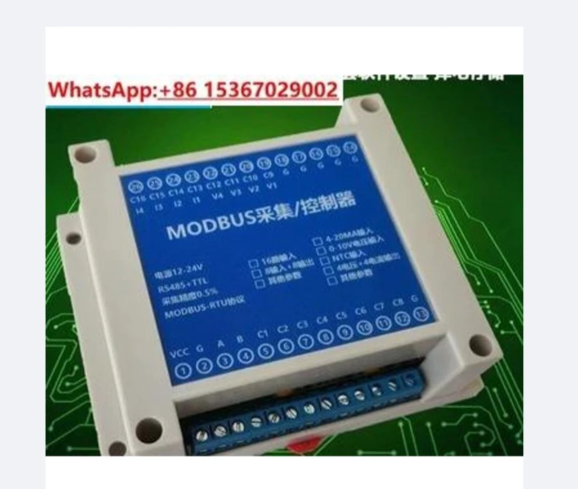 8-16-32 Channel Temperature Transmitter NTC to RS485 MODBUS-RTU Acquisition Module Thermistor