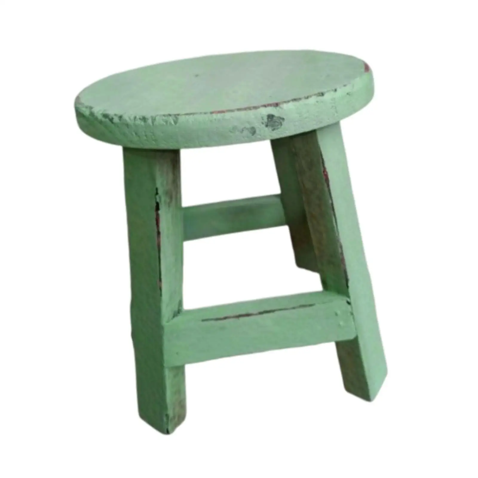 Compact Mini Wooden Plant Stand Pot Stool Flowerpot Table Shelf Display Riser for Living Room Office Decoration