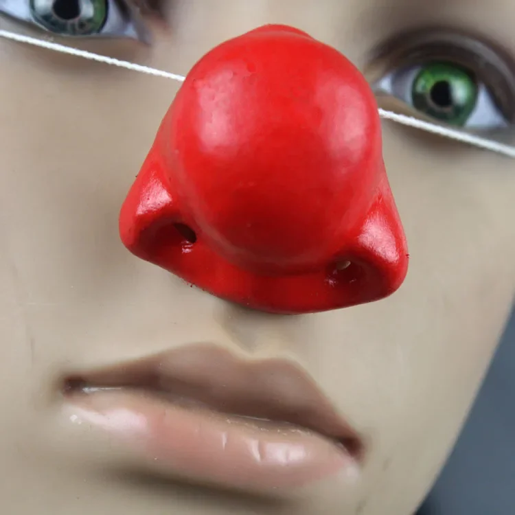 Party Red Clown Magic Nose For  Masquerade Decoration Carnival Cosplay Accessories Costume Props Halloween Christmas