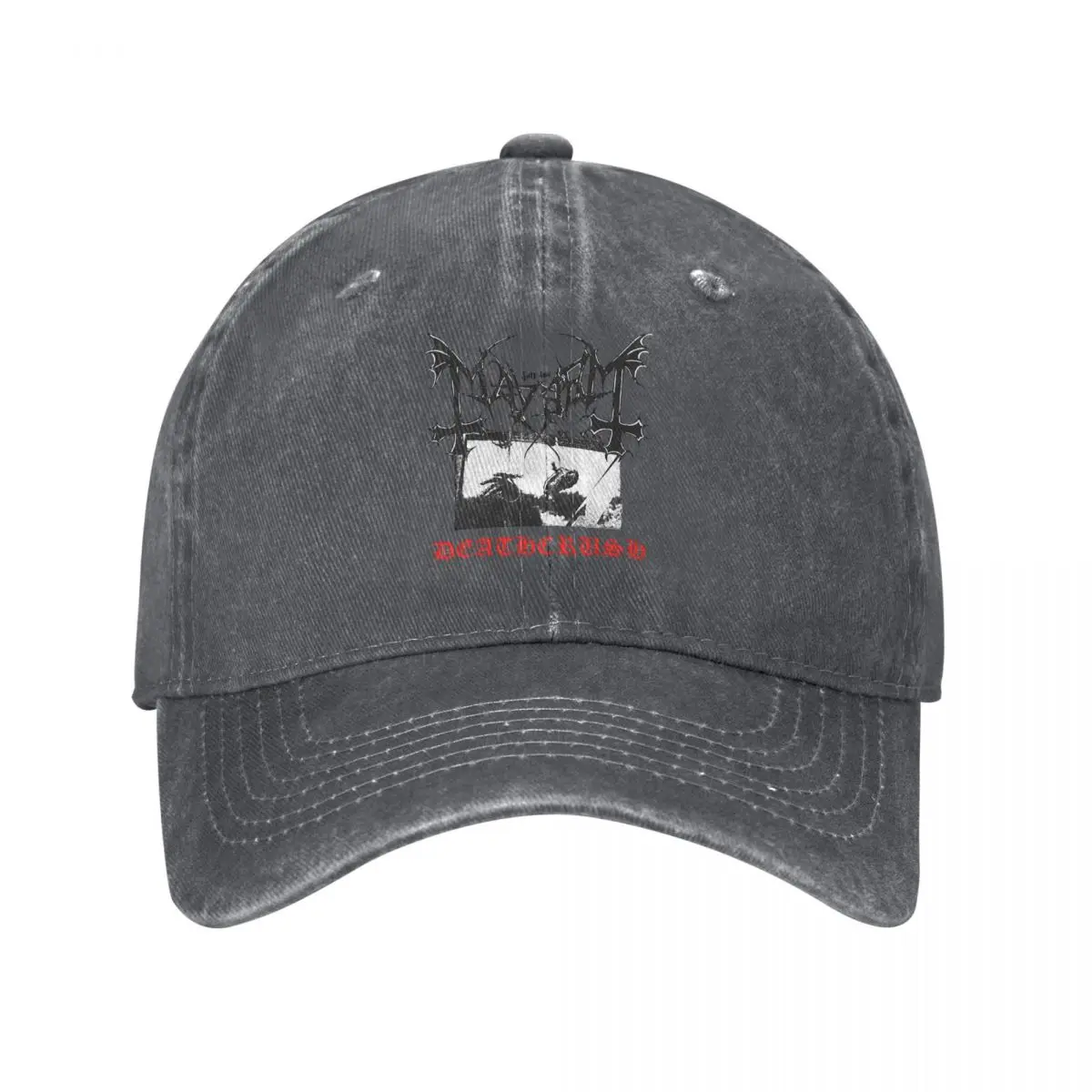 Pure Color Dad Hats Deathcrush Metal Euronymous Dead Women's Hat Sun Visor Baseball Caps Mayhem Peaked Cap