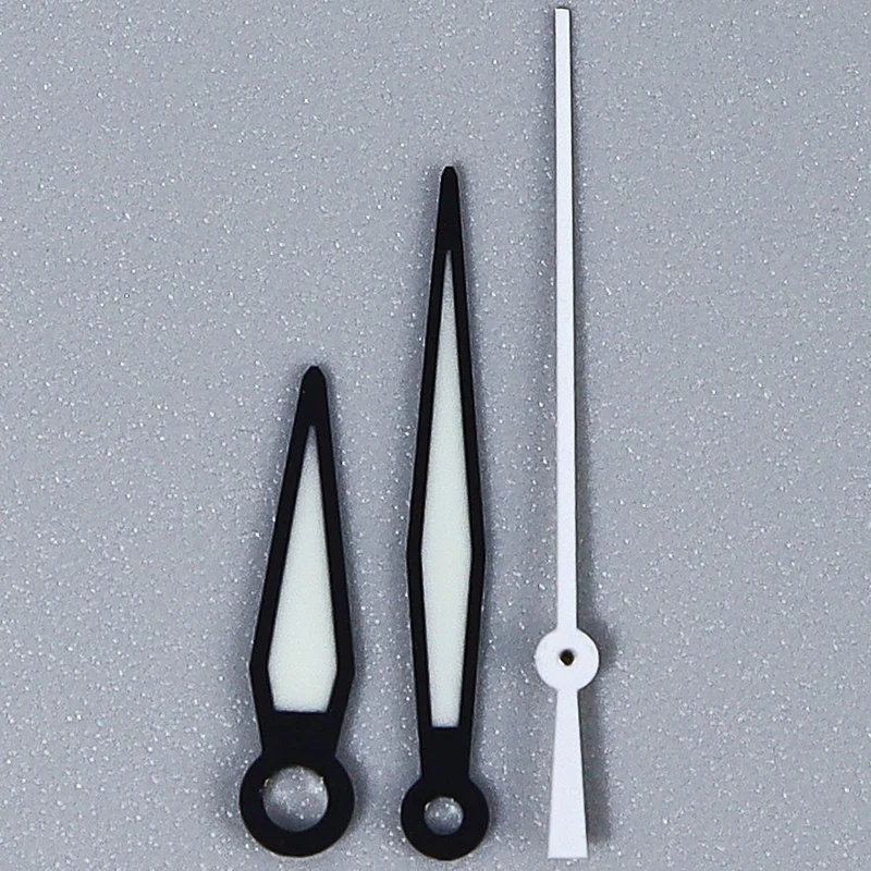 High quality Watch Hands Green Luminous Watches Pointers For Mod pilot NH35 NH36 Automatic Movement 7.8*12*12.5mm Watch Needles