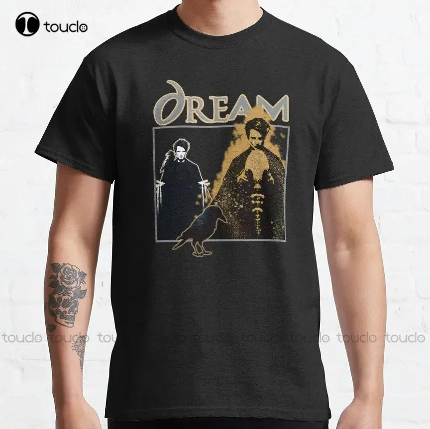 The Sandman Dream Morpheus Classic T-Shirt Cool Shirts Custom Aldult Teen Unisex Digital Printing Tee Shirts Xs-5Xl Streetwear