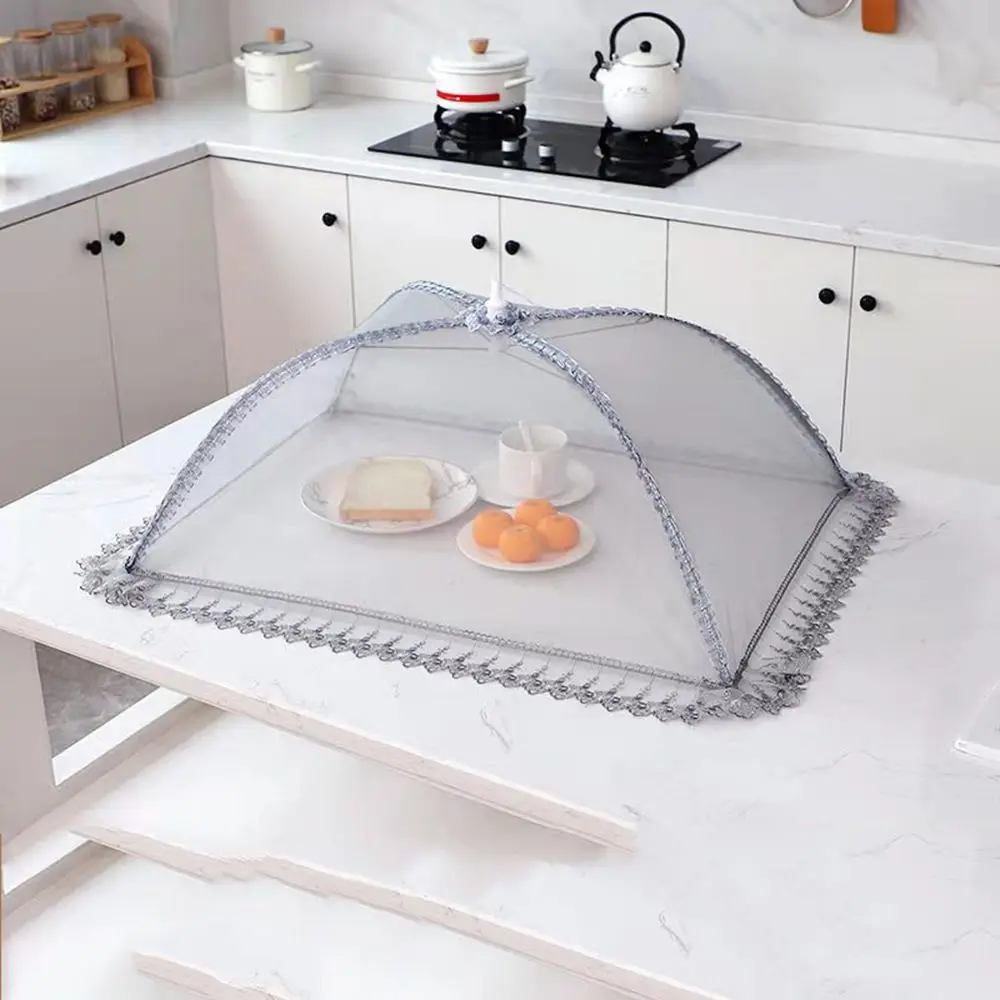 

Widely used Outdoor Gorgeous Odorless Insect-proof umbrella Kitchenware Food cover Food protectant