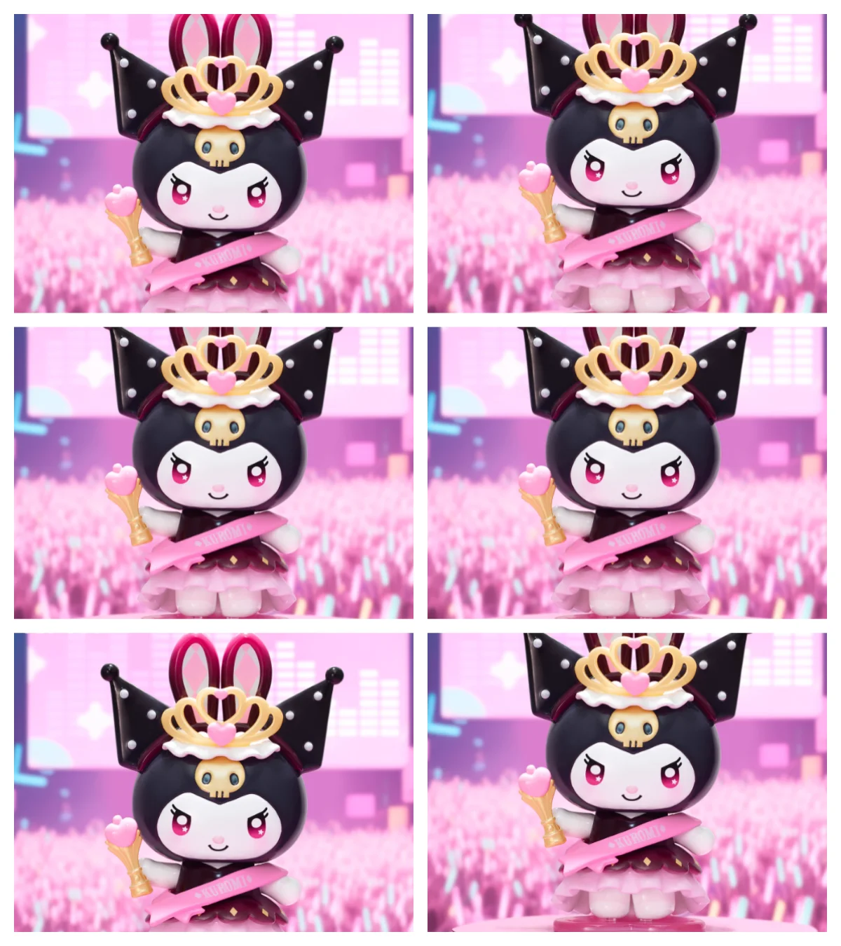 

Genuine Kuromi Shining Idol Serie Blind Box Set Of Fashion Play Hand Action Doll Tabletop Decoration Girl Children Gift